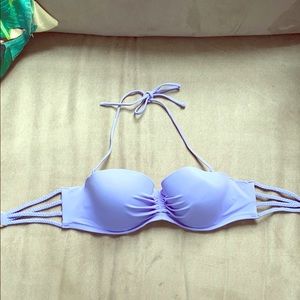 Periwinkle Victoria’s Secret underwire bikini top